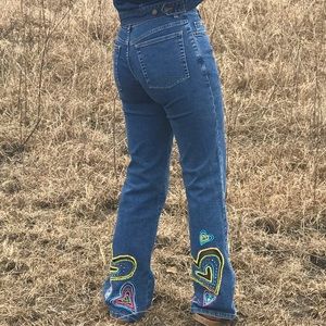 a little bit flare pants/jeans